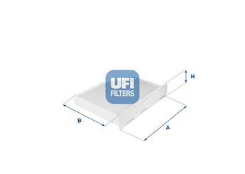 Polen Filtresi  UFI 53.148.00  1K0819644A 1K0819644 1K0819644B