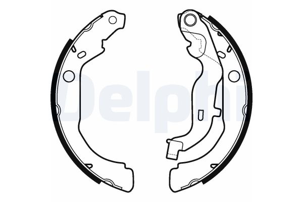 Fren Pabuçlu Balata Arka Dacia Duster II (01.2018->)  DELPHI LS2127