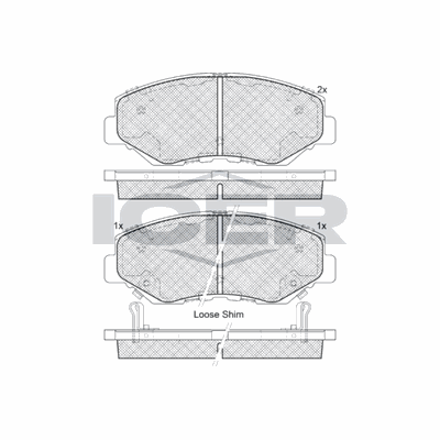 Fren Disk Balata Ön Honda Civic Sedan (FE)(11.2021->)  AYD 60615A