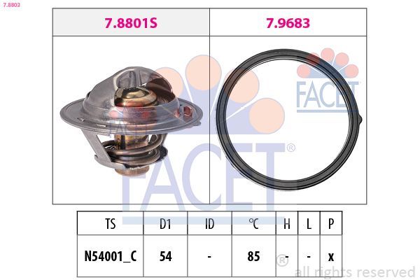 Termostat 85 °C  Hyundai i30 Cw (GDH)(2012->)  HYUNDAI ORJINAL 255002A050