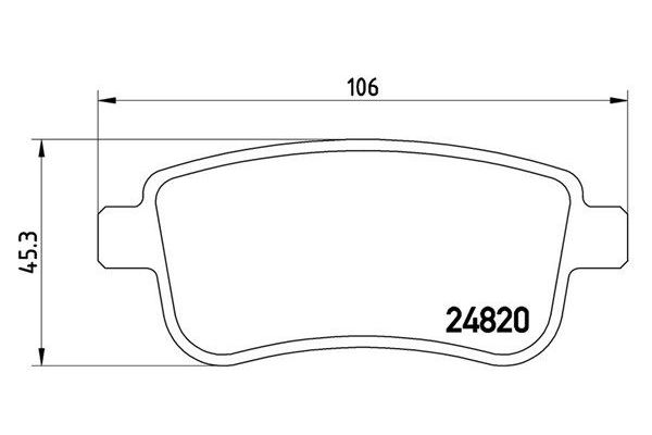 Fren Disk Balata Arka Renault Megane III Coupe / Cabrio (04.2010->)  MAGNETI MARELLI 363700468054