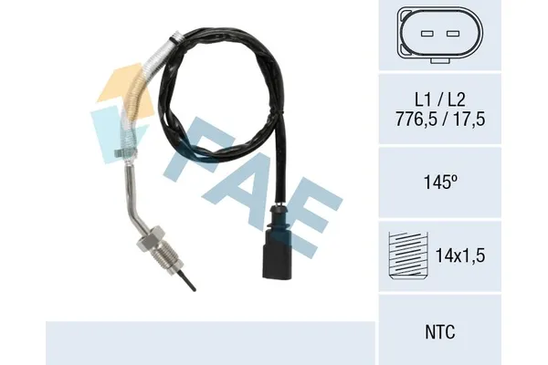 Egzoz Sıcaklık Sensörü  Skoda Superb Combi (3T5)(01.2010->)  OEK 03L906088GP