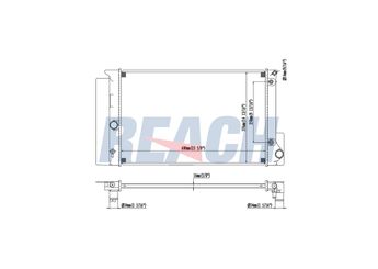 Su Radyatörü  ORİS 186-4811  1640022160 164000D400 164000D410 164000D470 164000D480 164000D481 164000T210 1640022200