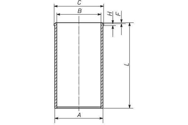 Gömlek (93.00MM-STD)  MAHLE 007 WV 43 00