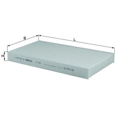 Polen Filtresi  Lancia Dedra S.Wagon (1994->)  MAHLE LA 56