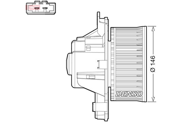 Kalorifer Motoru  DENSO DEA21014