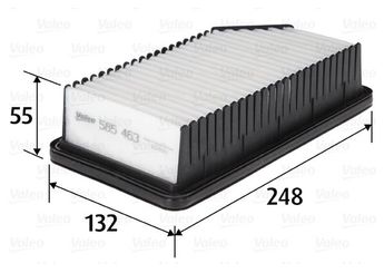 Hava Filtresi  VALEO 585463  281131W000 28113-1W000