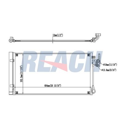 Klima Radyatörü  Land Rover Range Rover Evoque Cabriolet (2015->)  MGA 82495