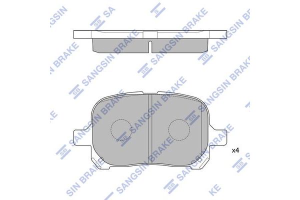 Fren Disk Balata Ön Toyota Camry (XV20)(1997->)  SANGSIN SP1226