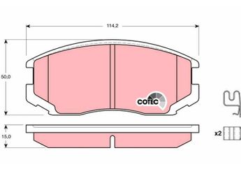 Fren Disk Balata Ön TRW GDB3214  GDB3214 4465B4010 04465-B4010 4465B4020 04465-B4020 4465B4030 04465-B4030 4465B4040 04465-B4040 449187401 04491-87401 449187401000 04491-87401-000 449187402000 04491-87402-000 449187403 04491-87403 449187403000 04491-87403-000 449197507 04491-97507 449197507000 04491-97507-000 AY040KE117 AY040-KE117 4465B4062 04465-B4062 V9118D015
