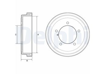 Kampana Arka Sağ veya Sol DELPHI BF531  4351165D10 43511-65D10 4351167D01