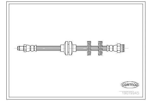 Fren Hortumu Ön Sağ veya Sol Fiat Palio (178) Weekend (1997->)  WALBURG WBH0012