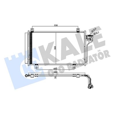Klima Radyatörü  MGA 82547
