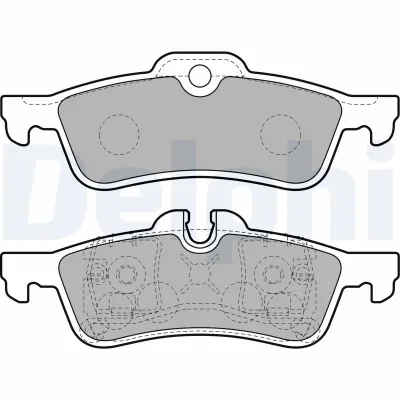 Fren Disk Balata Arka MINI Mini (R50,R53)(2001->)  DELPHI LP1912