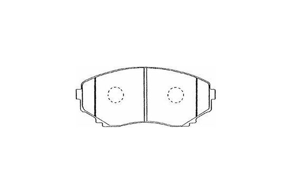 Fren Disk Balata Ön Jeep Wrangler (YJ)(1988->)  MAGNETI MARELLI 363700437001