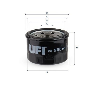 Yağ Filtresi  Smart Fortwo Cabrio (01.2007->)  UFI 23.565.00