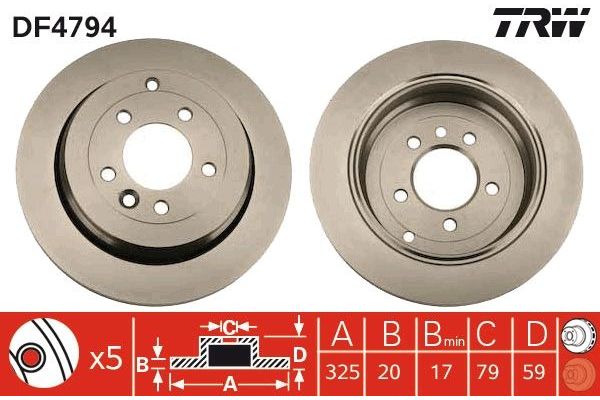Fren Disk Ayna Arka Sağ ve Sol Land Rover Range Rover Sport (01.2005->)  MGA 50645