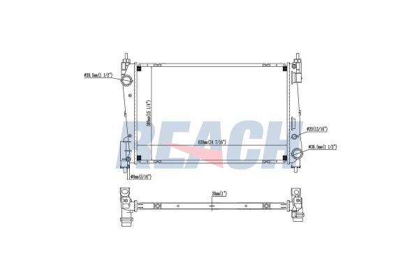 Su Radyatörü  MGA 80168