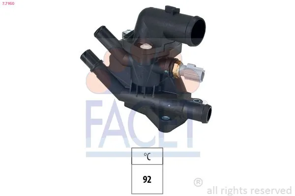 Termostat 92 °C  Ford Focus S.Wagon (CEW)(2014->)  ZEGEN ZTH1252