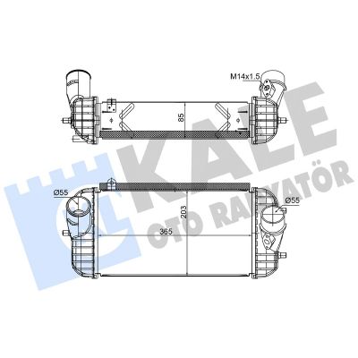 Turbo Radyatörü  Kia Sorento (UM)(01.2015->)  KALE 375865