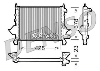 Su Radyatörü  DENSO DRM23081  7701042436