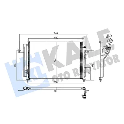 Klima Radyatörü  Hyundai Getz (TB)(2002->)  KALE 345430