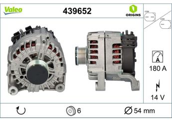 Alternatör  VALEO 439652  12317805432 12317808073 12 31 7 805 432 12 31 7 808 073 7805432 7 805 432 7808073 7 808 073