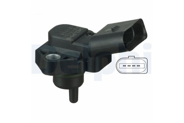 MAP Sensörü  Audi S3 (8L)(11.1998->)  DELPHI PS10127