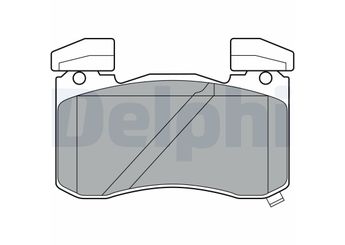 Fren Disk Balata Ön DELPHI LP3396  58101J5A55