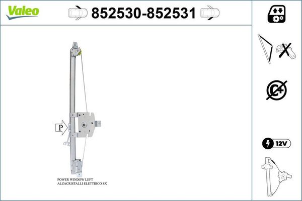 Cam Krikosu Ön Sol VALEO 852530