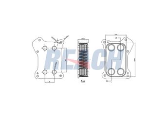 Motor Yağ Soğutucu  GUA 51305  55213468 55183548 55210824 55238292 55258602 5650355 650178 650229 650240 650241 93184197 93192557 93195456