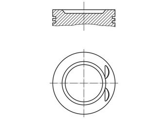 Piston (81.01MM-STD)  MAHLE 038 24 00  272142 272 142