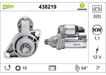 Marş Dinamosu  VALEO 438219  AM911023B 0AM911023B AM911023BX 0AM911023BX L0AM911023B