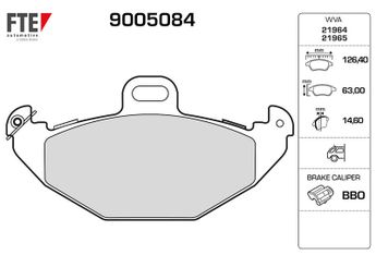 Fren Disk Balata Arka FTE 9005084  7701205491 8671005932 8671016192