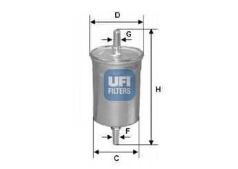 Yakıt Filtresi  GOODYEAR 804124  3191125000 31911-25000