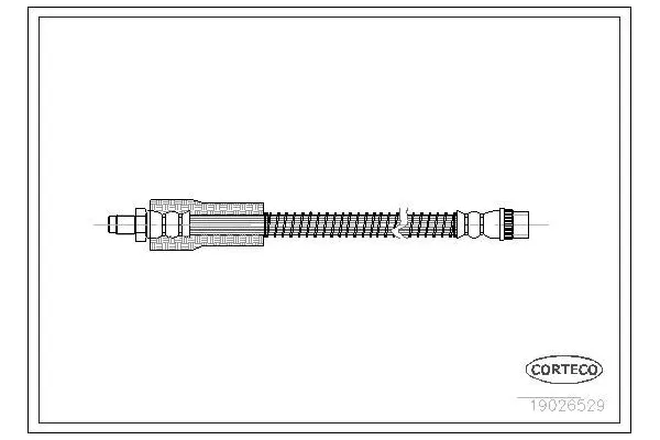 Fren Hortumu Ön Sağ veya Sol Renault Clio Symbol I (1998->)  OSSCA 00231