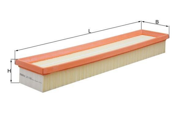 Hava Filtresi  Peugeot 206 Cabriolet (01.2001->)  MAHLE LX 1745