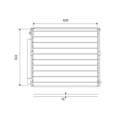 Klima Radyatörü  VALEO 814203