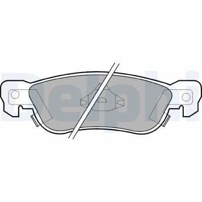 Fren Disk Balata Arka DELPHI LP636