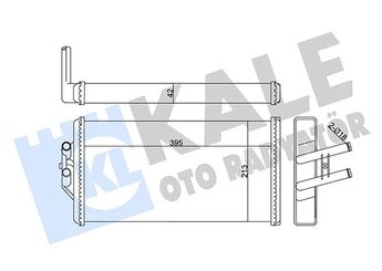 Kalorifer Radyatörü  KALE 346615  A0028356801 8308603 0008308603 28356801 002 835 68 01 28355001 0028355001 28355701 0028355701 6418300061 6418300261 6418300461 A0008308703 A6418300461