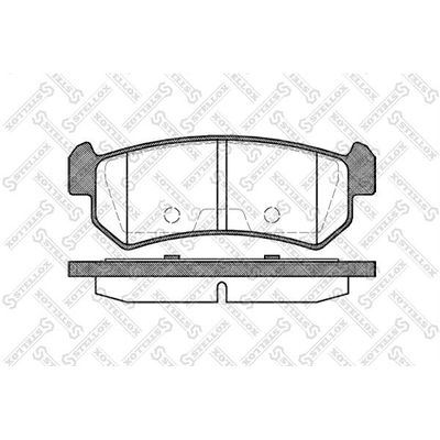Fren Disk Balata Arka Daewoo Nubira Limousine (2003->)  MANDO MPD22