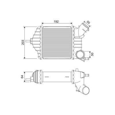 Turbo Radyatörü  Fiat Punto (188) 3/5 Kapı (02.2002->)  VALEO 818725