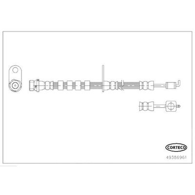 Fren Hortumu Ön Sol AUTOTECH 1514230