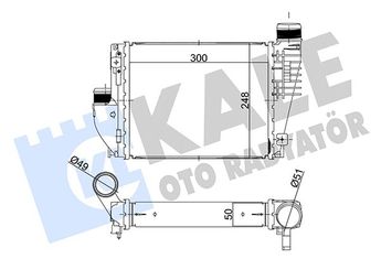 Turbo Radyatörü  MAHLE CI 417 000P  98065621 9806562180 SU001A3951