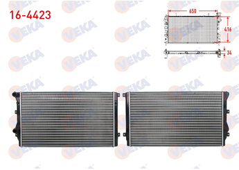 Su Radyatörü  VEKA 16-4423  