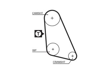 Triger Kayışı  GATES 5135  31109119D 031109119D PMTB273 31109119C 031109119C