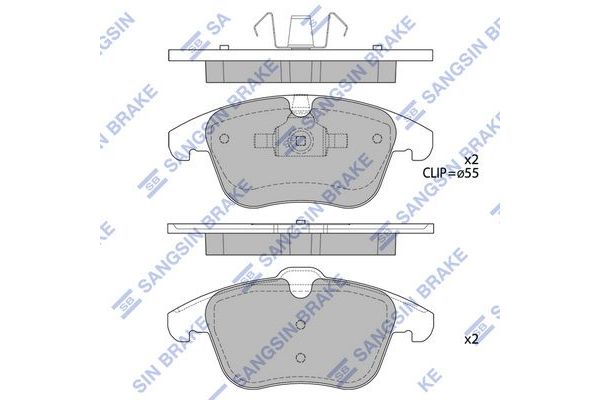 Fren Disk Balata Ön SANGSIN SP2101-F