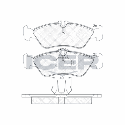 Fren Disk Balata Arka SANGSIN SP1274A