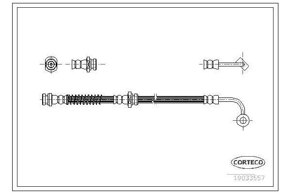 Fren Hortumu Arka Sağ MGA 51859