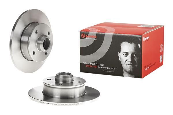 Fren Disk Ayna Arka Sağ ve Sol Volkswagen Golf III (1H1)(11.1991->1997)  BREMBO 08.5005.14